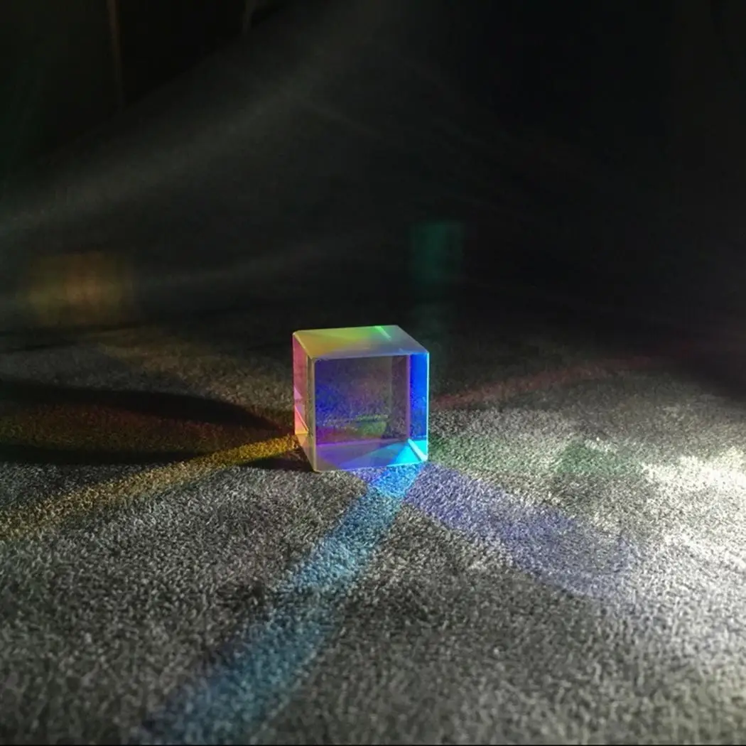 Оптический Стекло Цвет Комбинации Prism куб научный эксперимент свет можно