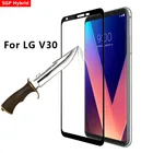 Закаленное стекло для LG V30 Защитное стекло для экрана 9H для LG V30 V 30 Glas защитная пленка полное покрытие чехол Защита Премиум