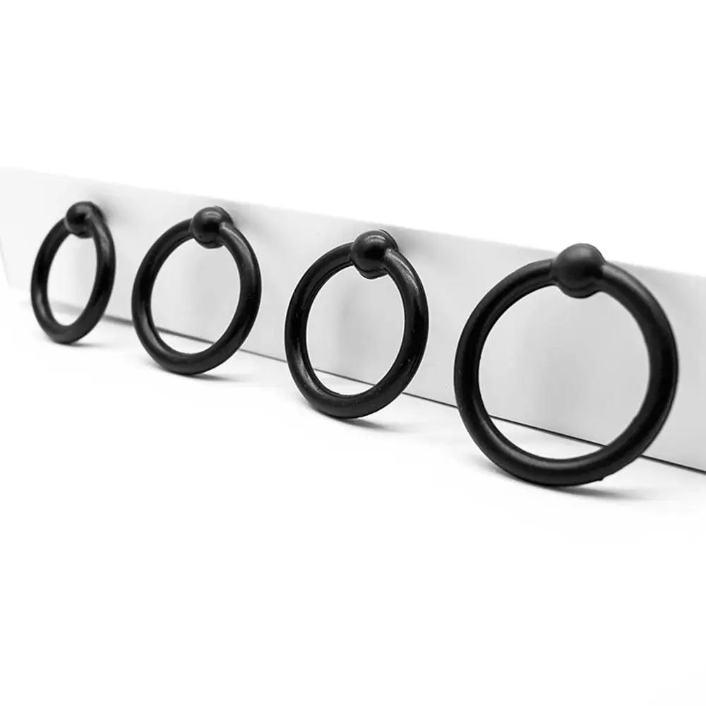 Мужской пенис кольцо набор из 4 растягивающиеся Мягкие Силиконовые Кольца для