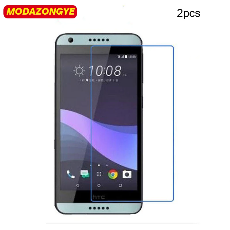 2 шт. закаленное стекло для HTC Desire 650 защита экрана D650h стеклянная пленка|Защитные