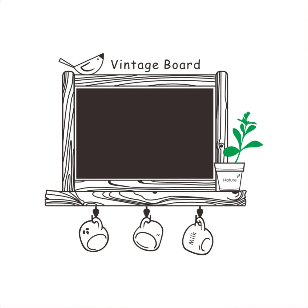 Водостойкая виниловая наклейка на стену для кухни |