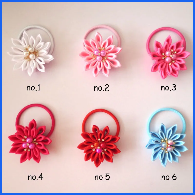 10 благословение женская мода Гербера жемчуг корсажные волосы эластичные оптовая