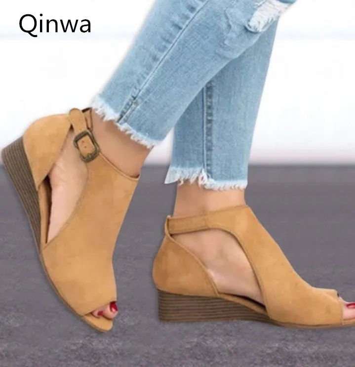 Женская обувь Новинка 2019 года модные летние сандалии с открытым носком и