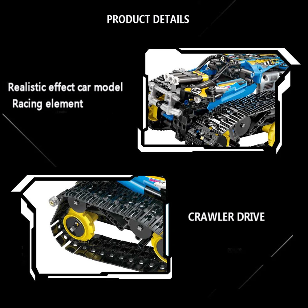 DIY rc Танк 2,4 ГГц RC строительные блоки автомобиль DIY строительный набор игрушка высокое качество rc танк RC трюк автомобиль приложение RC датчик для мальчика Детский подарок