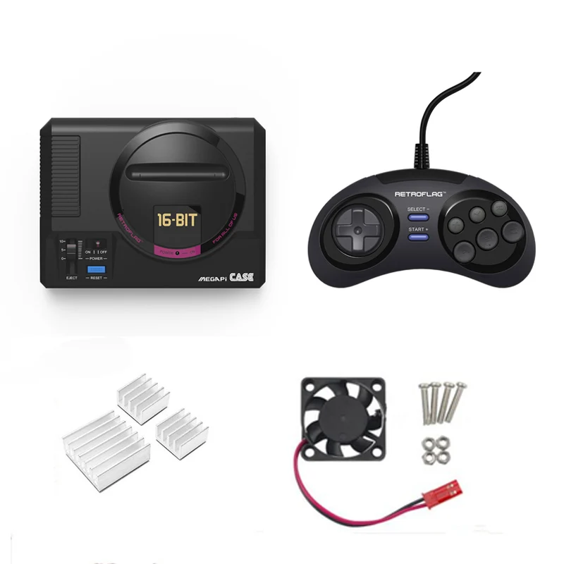 Retroflag MEGAPi чехол/игровой контроллер функциональная кнопка для Raspberry Pi 3 B Plus(3B+)/3B/2B