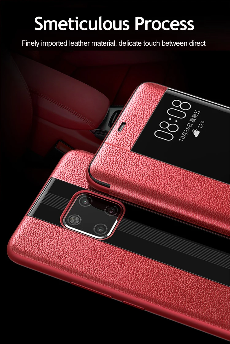 Huawei mate 20 кожаный чехол Vpower Роскошный кожаный флип-чехол s для huawei mate 20 Pro/mate 20 X/mate 20 RS чехлы для телефонов