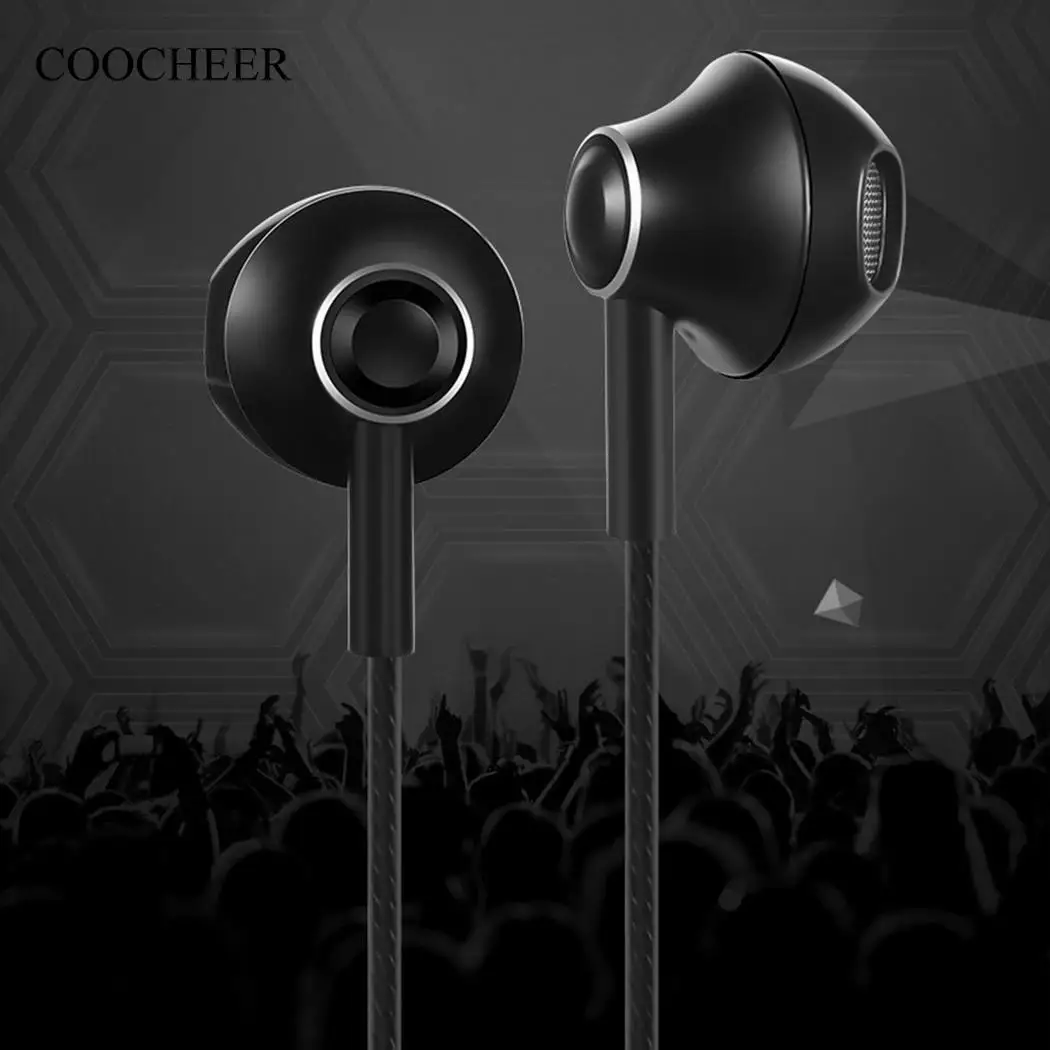 Пластик ABS металл в ухе телефон супер Сабвуфер гарнитура для мобильного телефона