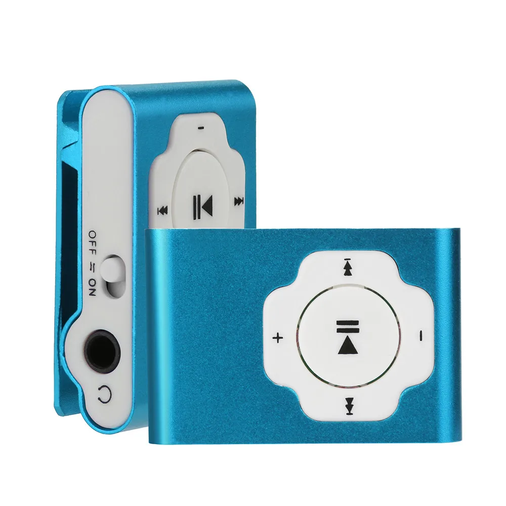 Blue Мини Портативный USB MP3 плеер Поддержка Micro SD TF карта 32 Гб Спорт Музыка Медиа мини Mp3 Поддержка Музыка Радио Запись видео - Цвет: Blue
