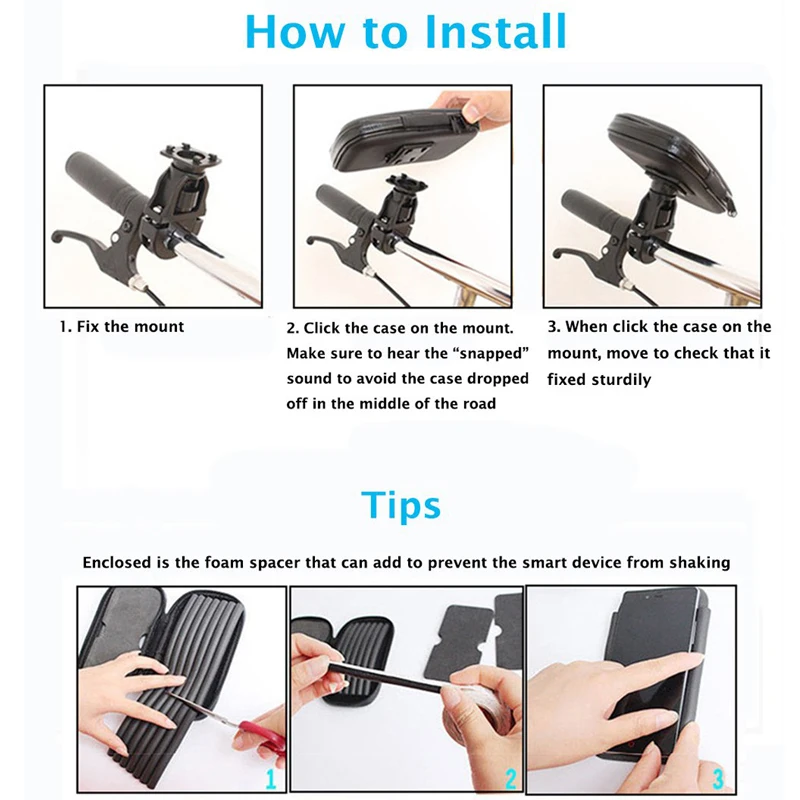 JKING мотоцикл велосипед телефон владельца Водонепроницаемый чехол для телефона