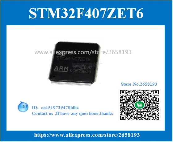Бесплатная доставка STM32F407ZET6 STM32F407ZET STM32F407 LQFP144 в наличии| |