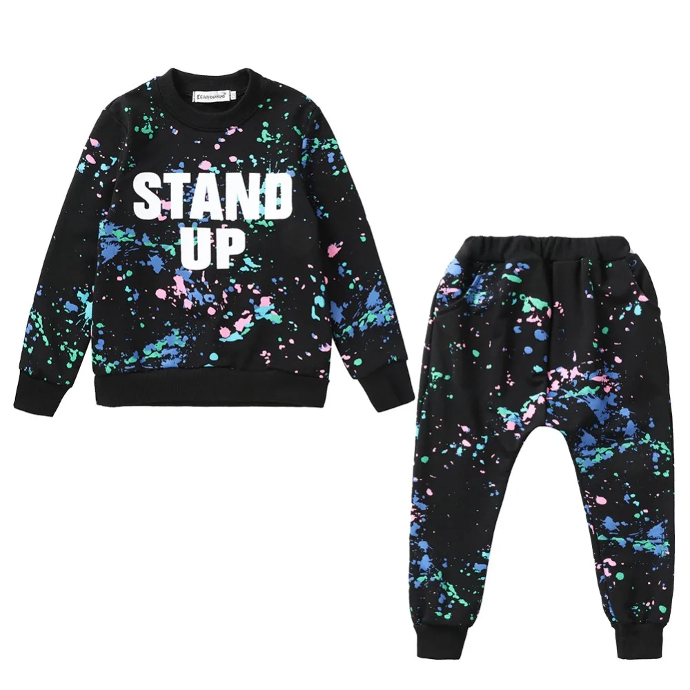 Children Clothing Set Pajamas Sets Kids Girls T-shirt Pants Suit Newborn Baby Boys Clothes Suits Outfits unisex baby clothes | Детская