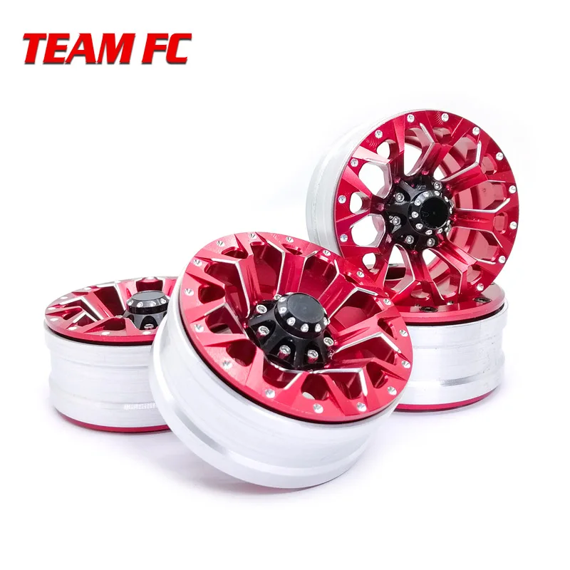 4 шт. колесные диски из алюминиевого сплава 1 9 для 1/10 RC Crawler Axial SCX10 II 90046 TRX4 D90