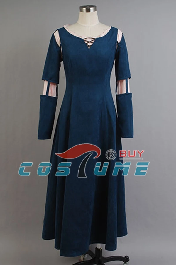 Высокое качество Принцесса Мерида Хэллоуин косплей костюмы для женщин на заказ |