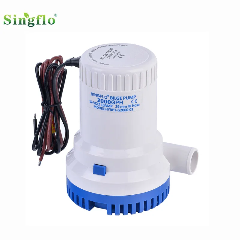 

Погружной водяной насос Singflo для рыбалки, 12 В, 2000 Гал/ч