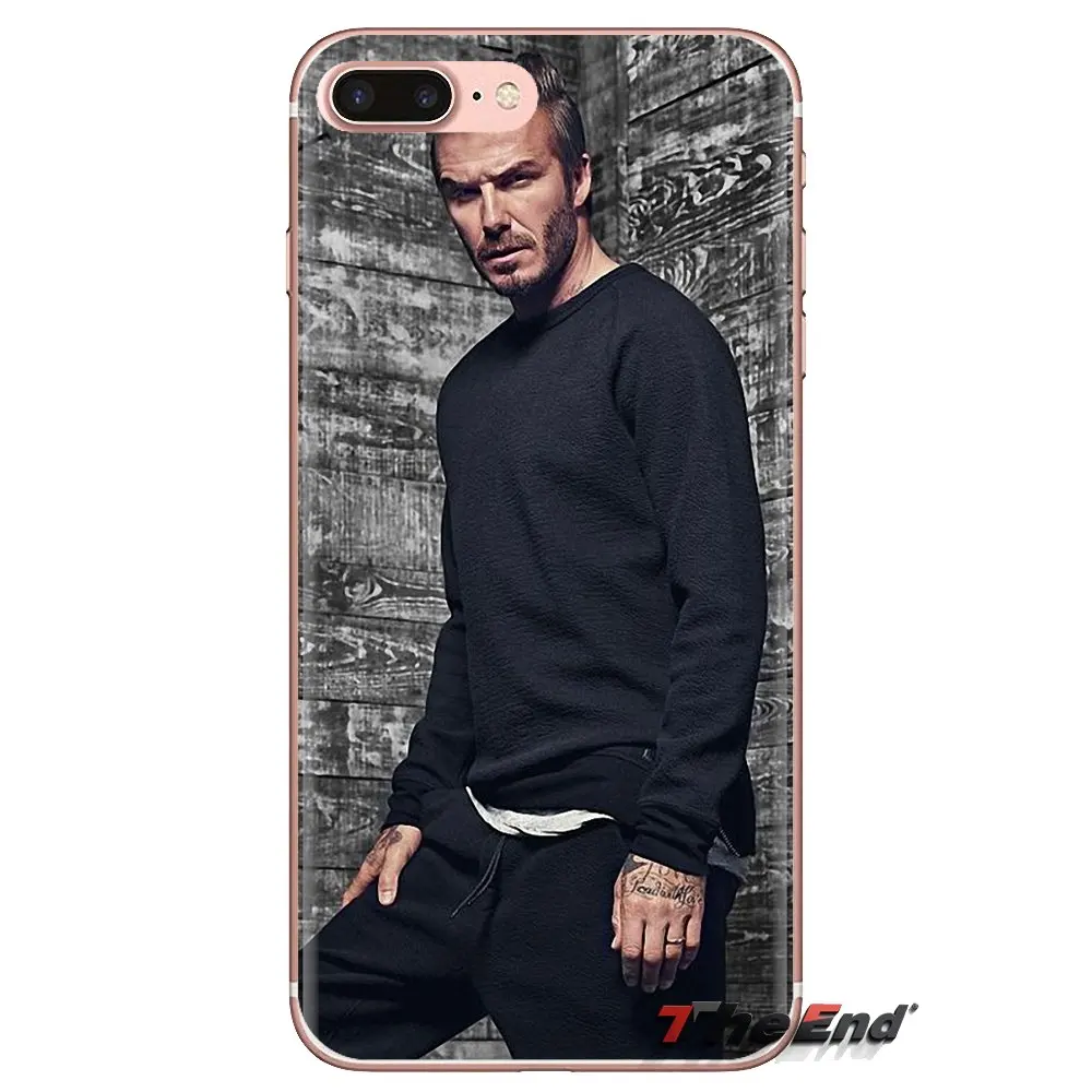 For Xiaomi Redmi 4A S2 Note 3 3S 4 4X 5 Plus 6 7 6A Pro Pocophone F1 Soft Transparent Cases David Beckham Football Star Sexy Men |