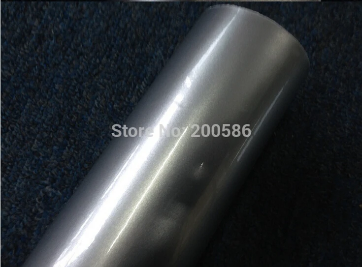 Глянцевая металлическая Серебряная виниловая пленка с воздушным релизом