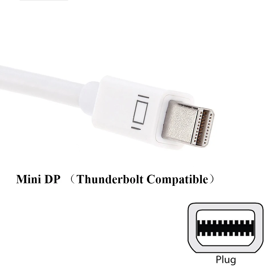 Переходный кабель с Mini DP 1 2 на DVI 24 + 5 Мама папа интерфейс Thunderbolt мини порт дисплея