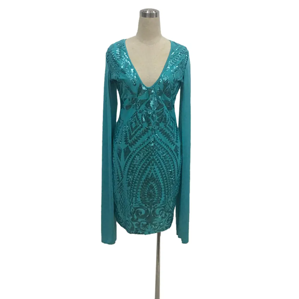 Сексуальное Клубное платье осень 2017 женская накидка с длинным рукавом