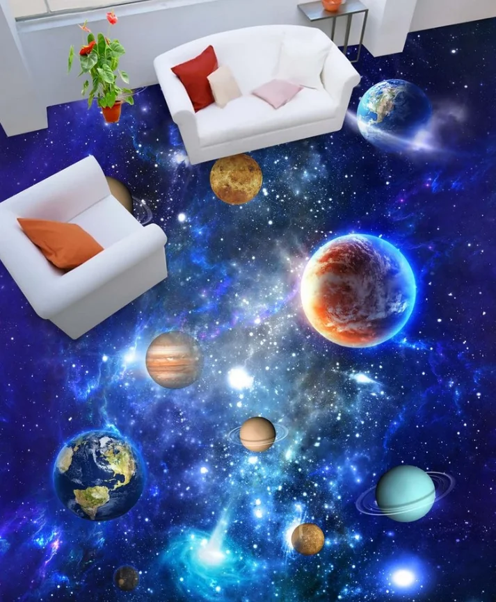 Самоклеящиеся 3D наклейки для плитки на пол гостиной фойе кофейни отеля спальни