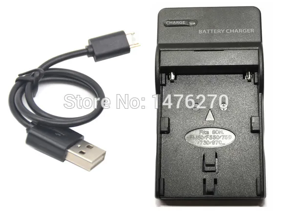 Зарядное устройство FM50 USB для SONY Camera NP FM55H FM500H FM30 FM70 FM90 QM71D QM91D A57 A65 A77 A99 A350 A550 A580
