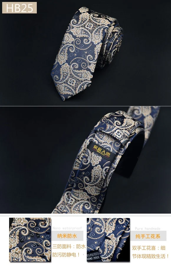 

Ties for Men Business Striped & Print Polyester Silk Neck Tie 6cm Slim Neckties Wedding Suits Gravatas Corbatas