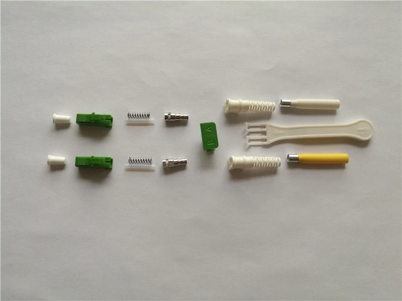 100pcs High Density LC duplex Push Pull Tab Uniboot Connector Kits 2core in one cable connector kits Accessories | Мобильные