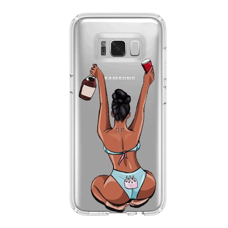 TPU Роскошные Мягкие силиконовые чехлы из ТПУ для samsung S5 S10 S10LITE S8 S9PIUS S7EDGE S6 2018A8 A6 - Цвет: TPU