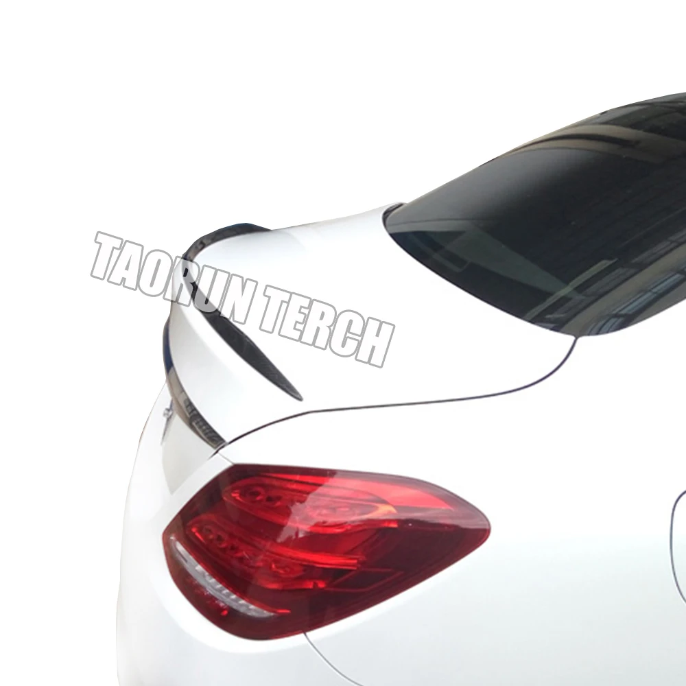 C63 стиль W205 углеродное волокно задний спойлер крыла для Mercedes Benz C180 C200 C220 C250 C300 C350
