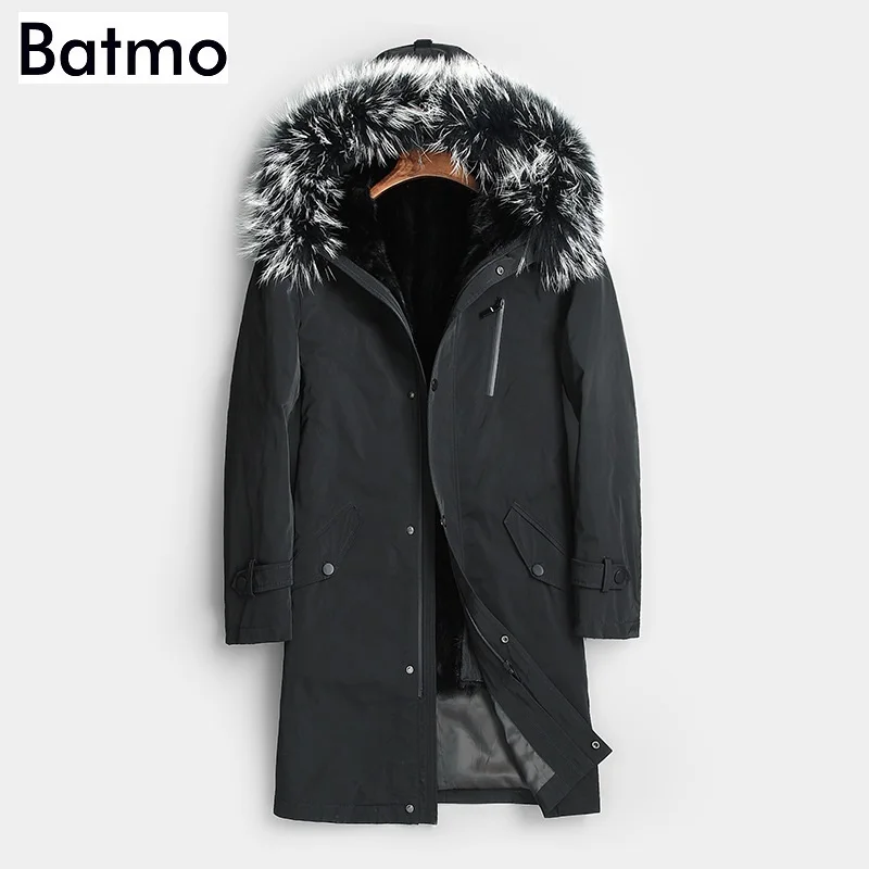 Batmo 2018 Новое поступление зимняя высококачественная Толстая норковая меховая