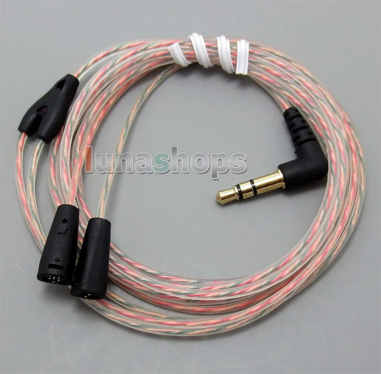 LN004459 5N OFC мягкий кожаный кабель для наушников Sennheiser IE8 IE8i IE80 IE80s|cable stapler|cable receivercable