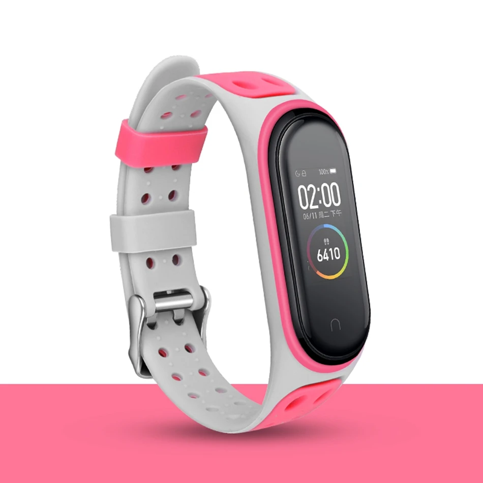 Clear mi Band 4 3 ремешок на запястье для Xiaomi mi Band 3 4 Браслет Силиконовый mi band 3 4 NFC аксессуары Smart mi Band 4 Correa