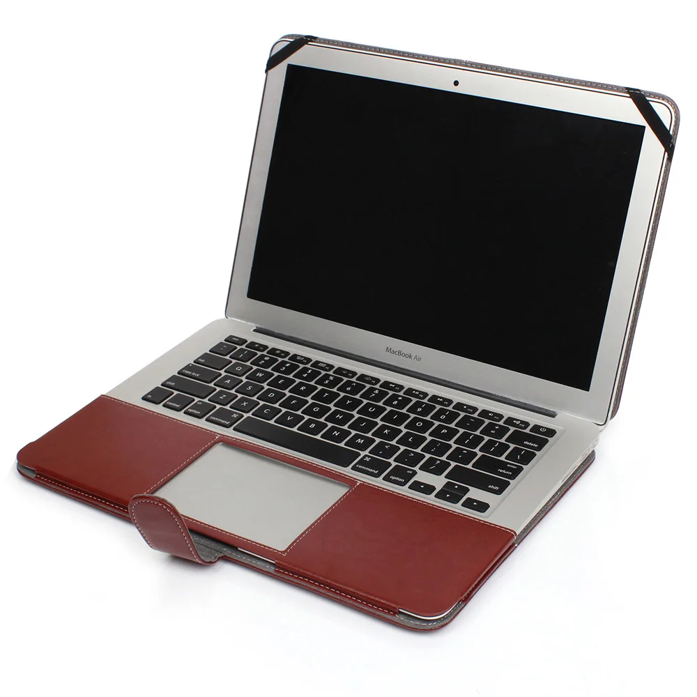 Кожаный чехол-книжка с откидной крышкой для MacBook Air 13 дюймов A1369/A1466 кожаный чехол