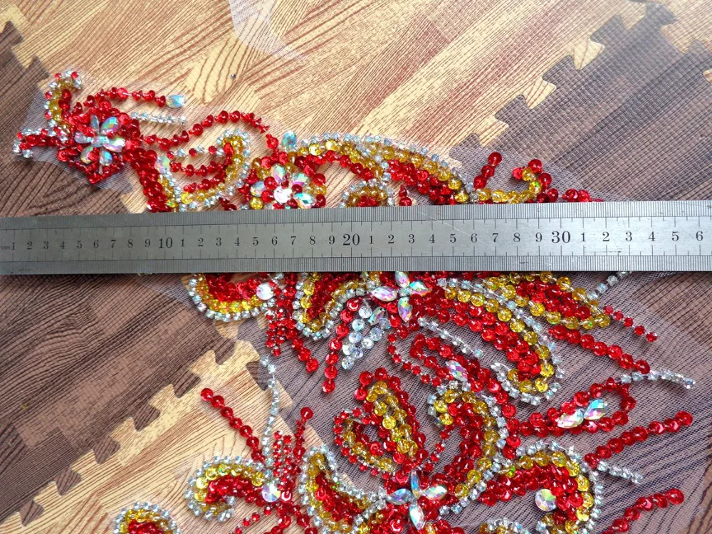 A69 чистый ручной работы ослепительный красный/золотистый/прозрачный AB Цвет