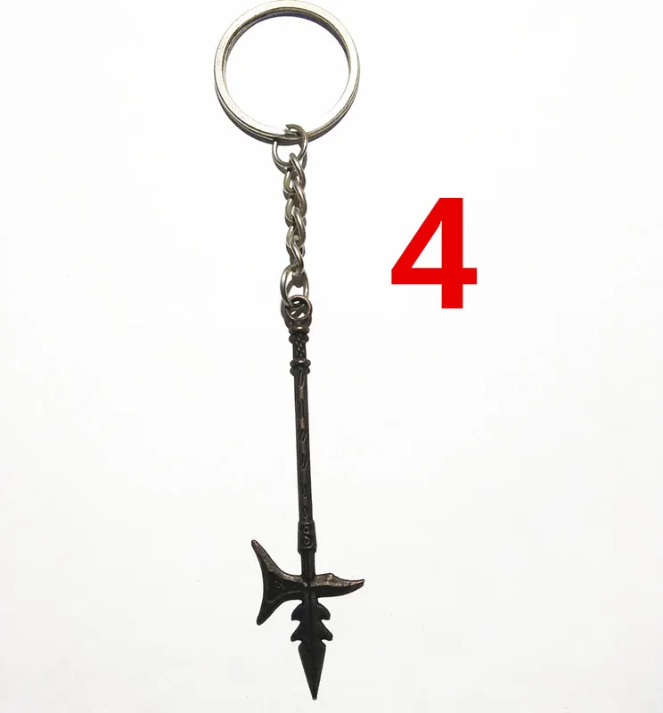 Брелок для ключей Очаровательная цепочка в стиле древнего оружия яркая