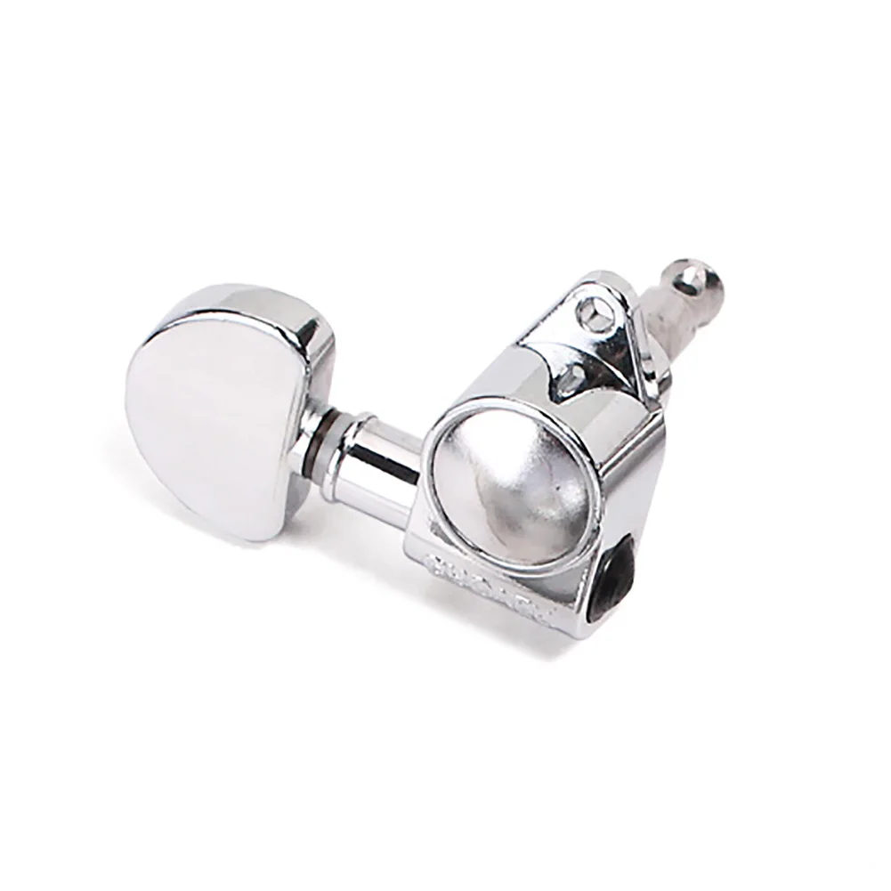 6 шт./партия 3L3R хромированные кнопки для гитары блокировка струн тюнинг Колки