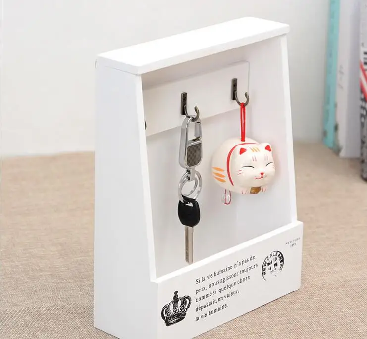 Деревянный Футляр для ключей садовый деревянная вешалка чехла настенная крючок