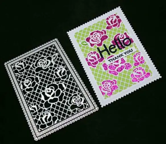 15.1x10.3cm YINISE 1645 конфеты посылка металлический трафарет для трафареты для скрапбукинга DIY открытки в альбом украшения тиснение Складная матрица сократить отрубов - Цвет: 15.1x10.3cm