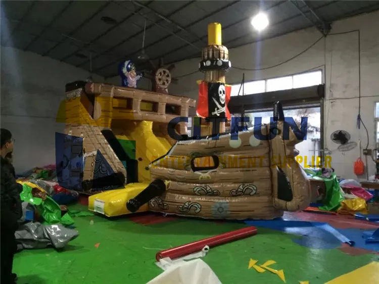 Индивидуальный размер надувной игровой пиратский корабль CIT IB002|playground pirate ship|pirates