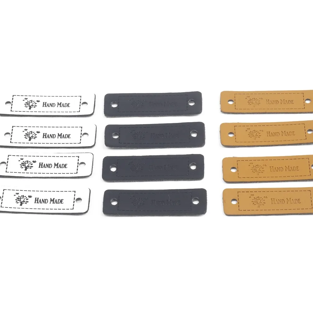 12 шт. с рисунком дерева ручной работы буквенным принтом из искусственной кожи