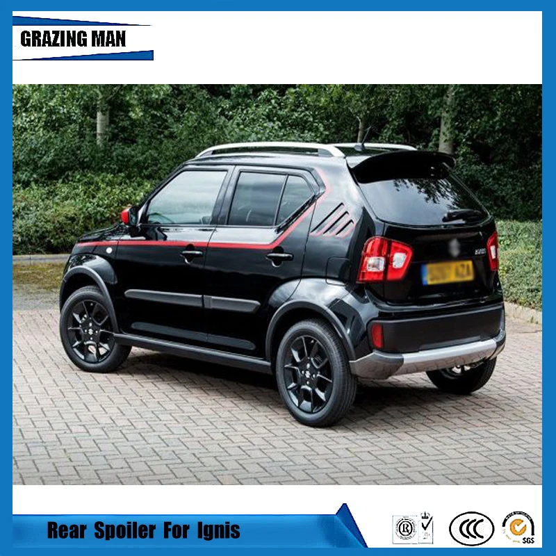 Праймер ABS для SUZUKI Ignis 16 17 18 2016 2017 2018 Окрашенный черный белый цвет задняя крыша