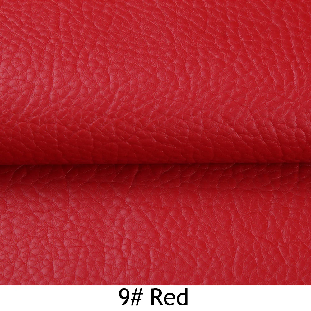 9 Red 25 см* 34 см искусственная кожа личи ткань украшения стены DIY ручной работы сшить одежду аксессуары поставки - Цвет: 9 Red