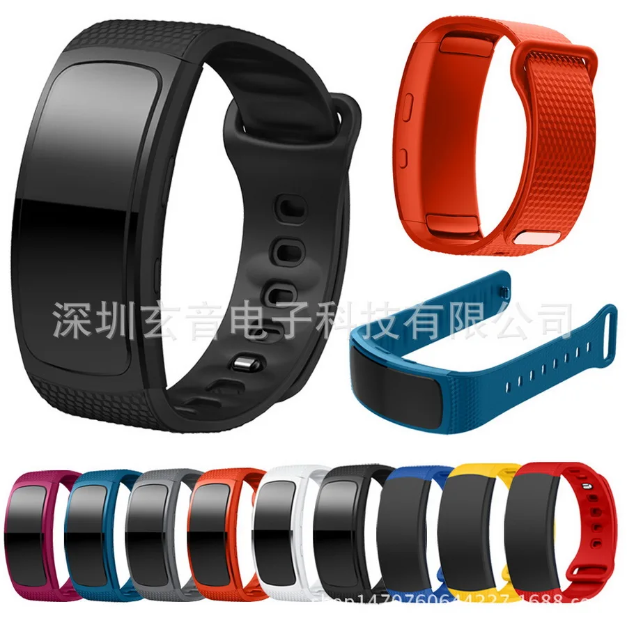 100 шт L/S сменный Браслет для Samsung Gear Fit 2 Band роскошный силиконовый ремешок часов SM