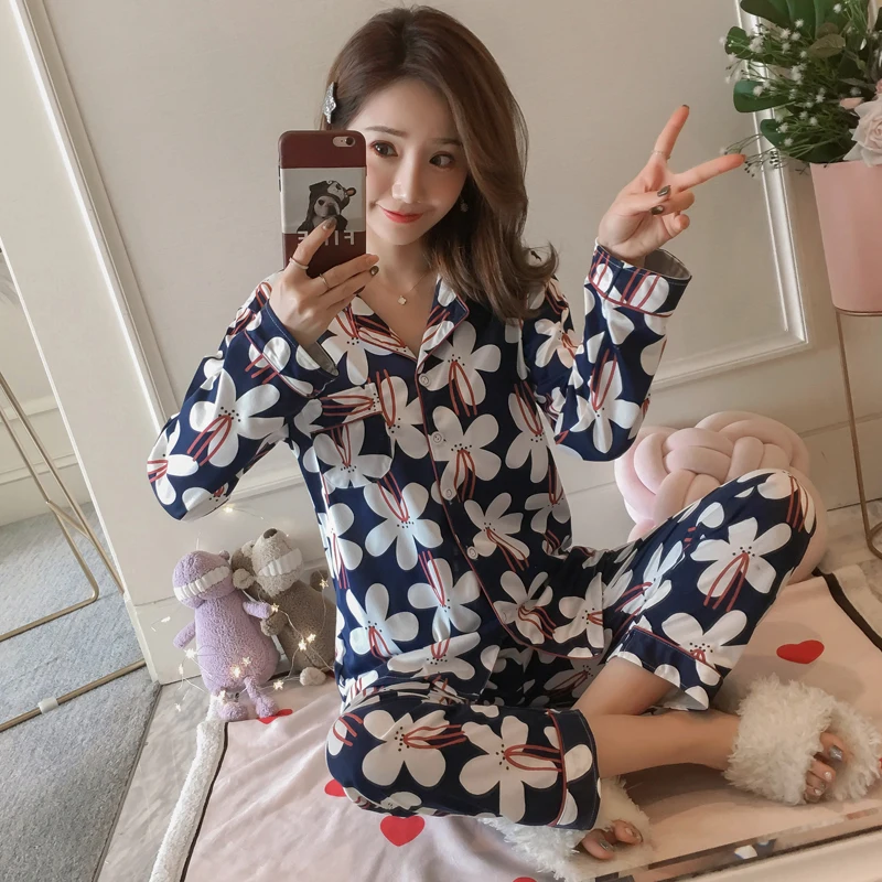 9 Kpop/Новинка года; уличная одежда в стиле Харадзюку; хлопковые пижамы для мужчин и женщин; exo; комплект одежды для сна; сезон весна-осень; пижамы для девочек; домашний костюм; комплекты - Цвет: 9