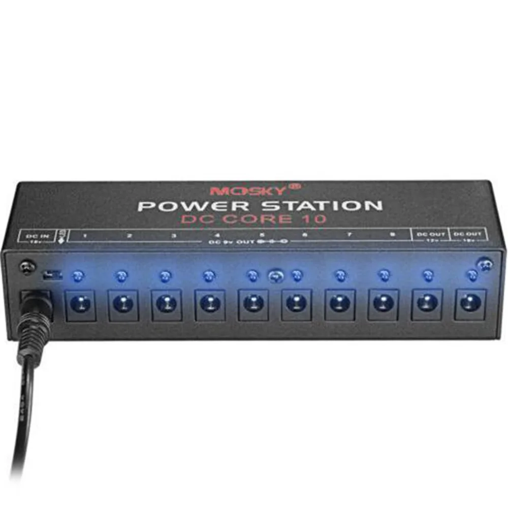 Guitar Effect Pedals Power Supply 10 Isolated Output 9/12/18V with Voltage Short Circuit / Overcurrent Protection dropshipping | Спорт и