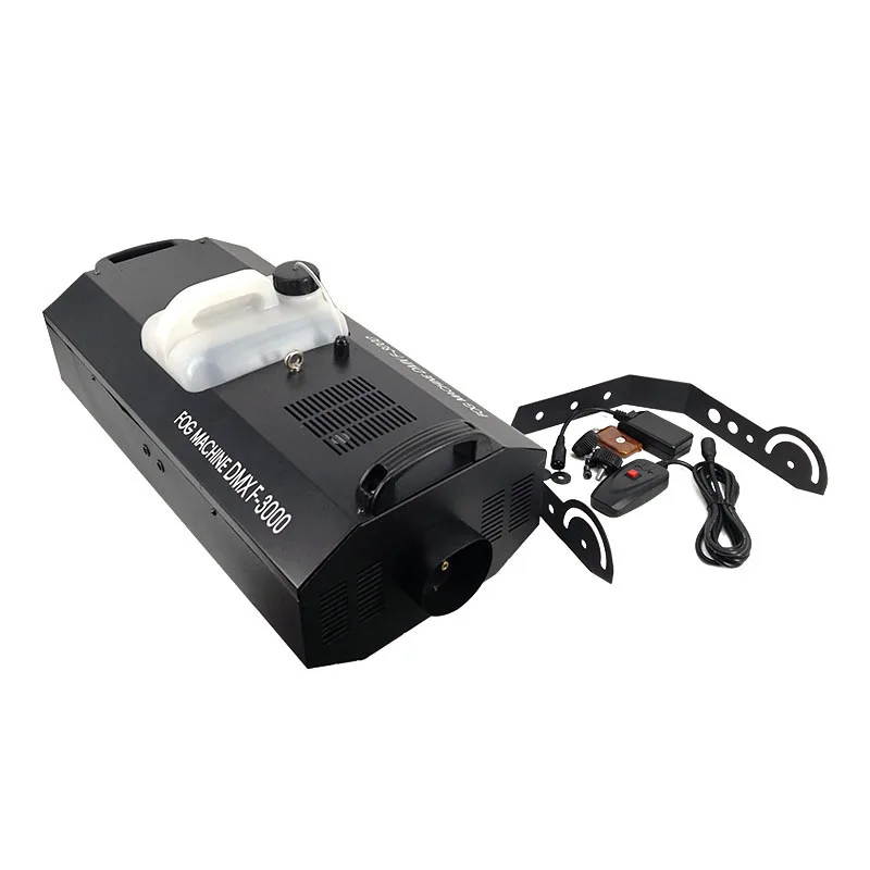 3000W-DMX512 1500 Вт светодиодный противотуманный аппарат 24x9 Вт RGB цветной светодиодный s дымовой аппарат Fogger Hazer оборудование для DJ KTV SHEHDS сценическое освещение - Цвет: 3000W-DMX512