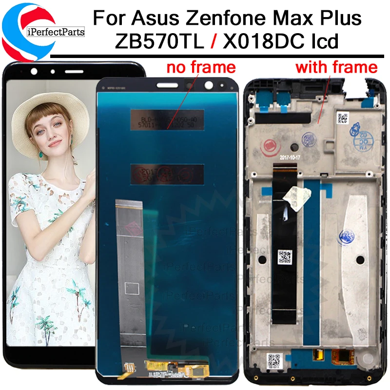 ЖК дисплей 5 7 дюйма для Asus Zenfone Max Plus ZB570TL дигитайзер сенсорного экрана X018D X018DC