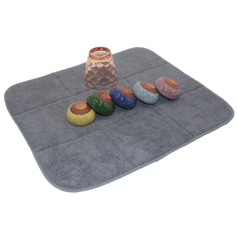 Коврик для сушки посуды из микрофибры 40x4 5 см/16х18 дюймов коврик кухонной бара