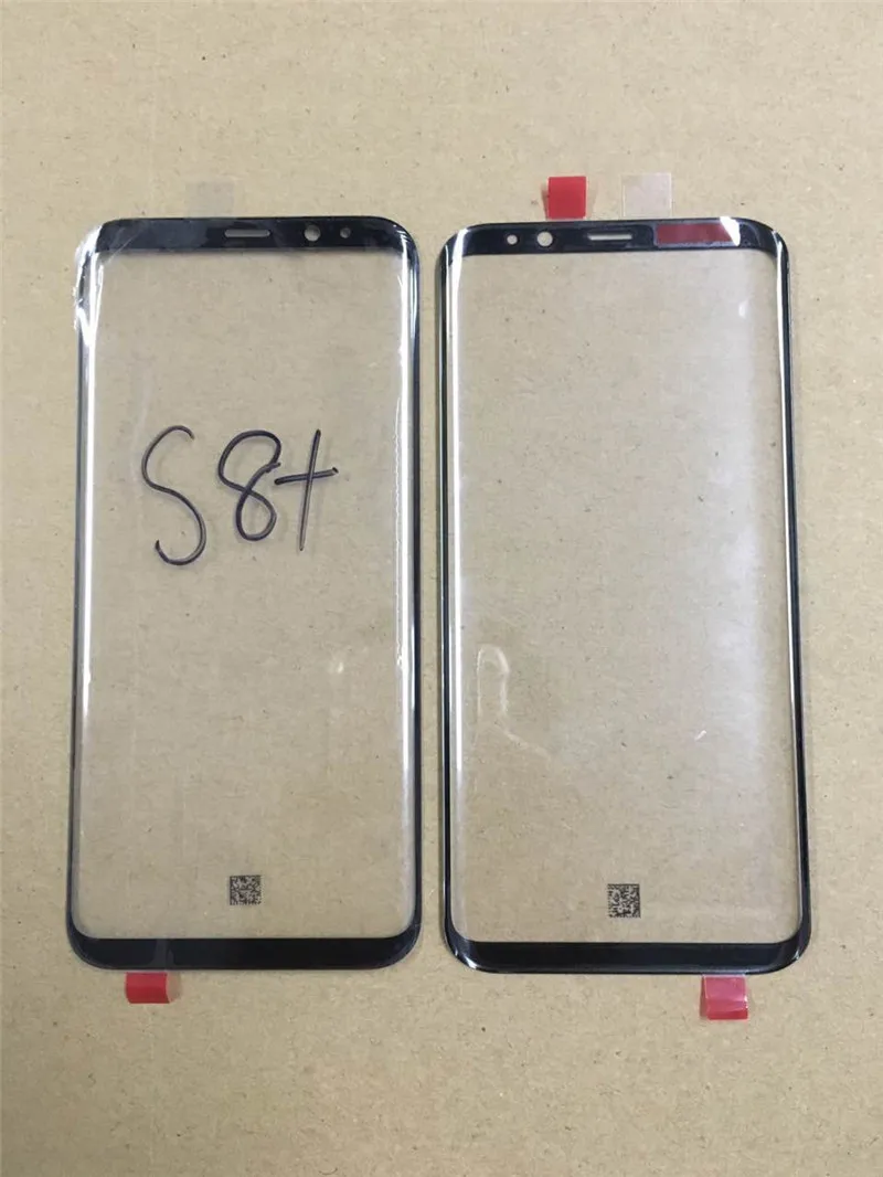 Новый передний внешний экран стеклянный объектив черный Замена для Samsung Galaxy S8 Plus