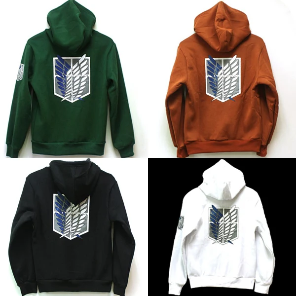 

2014NEW Attack on Titan Shingeki no Kyojin Legion Scouting Cosplay Costume Coat Jacket Hoodies Hoody