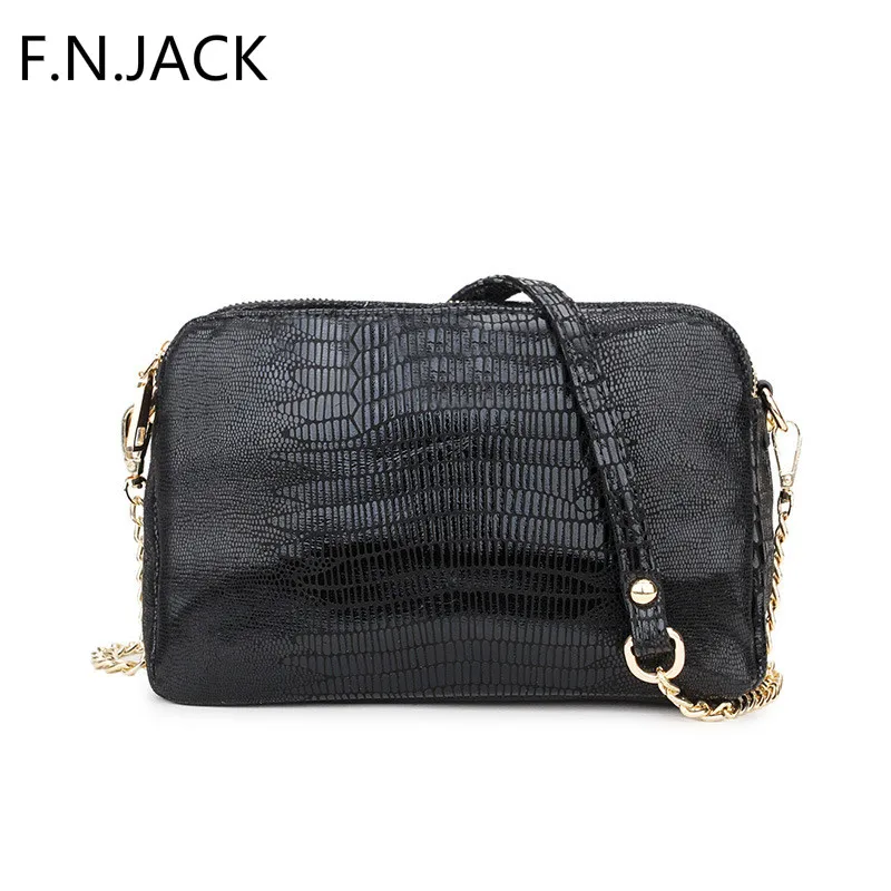 Новые женские сумки F.N.JACK простая сумка на плечо маленькая квадратная женская